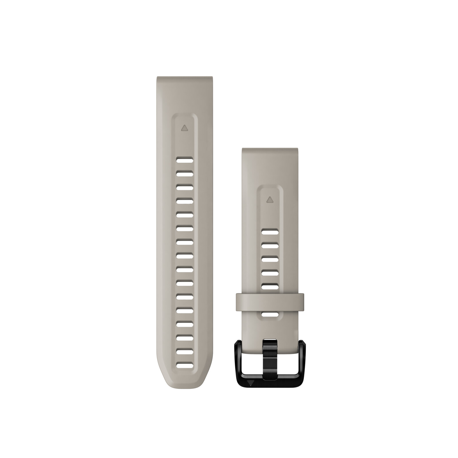 Garmin Quickfit Band 20mm Silikon Beige schwarz