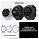 Garmin Fenix 8 43mm steinwei&szlig;/silber