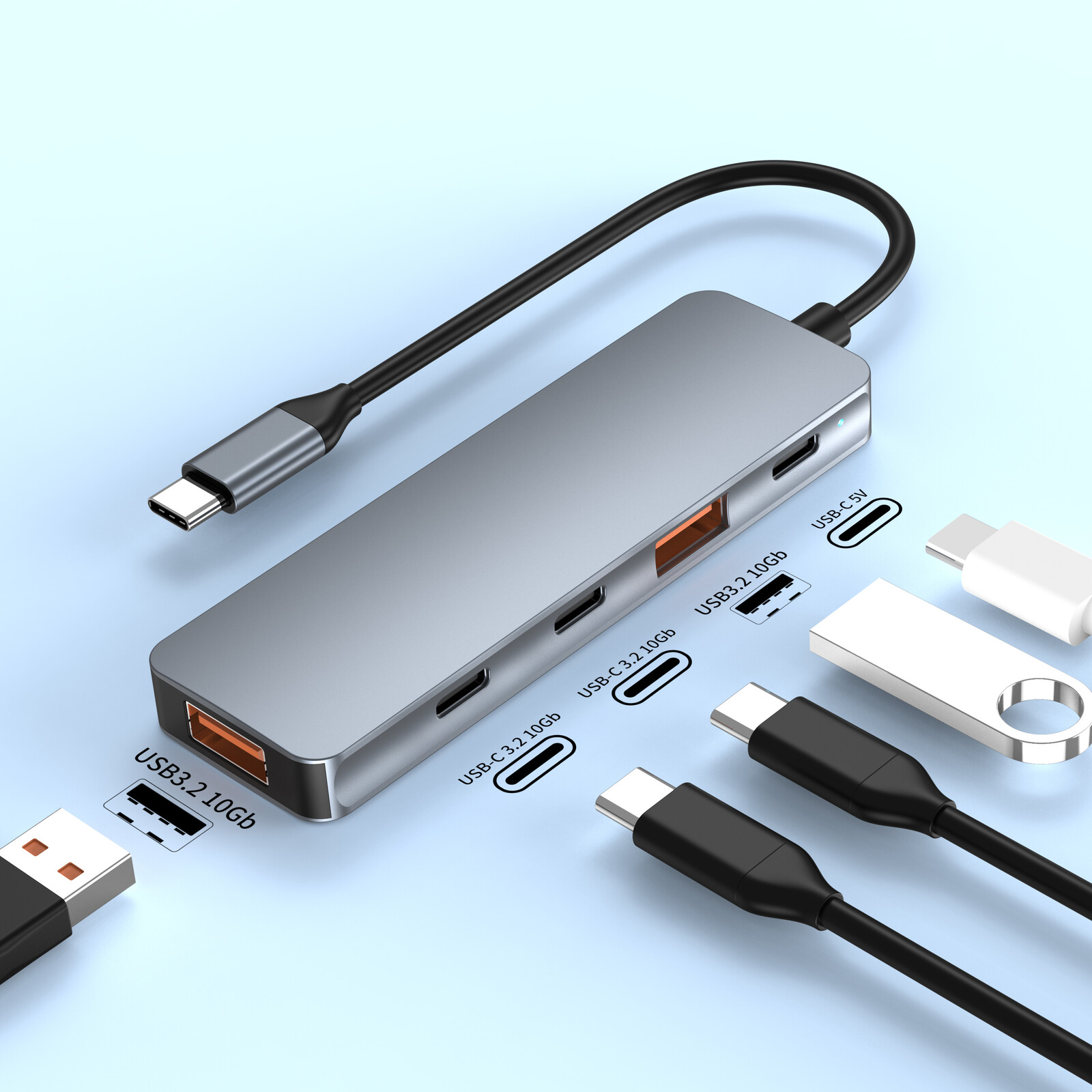 Beatec USB-C HUB 5-in1
