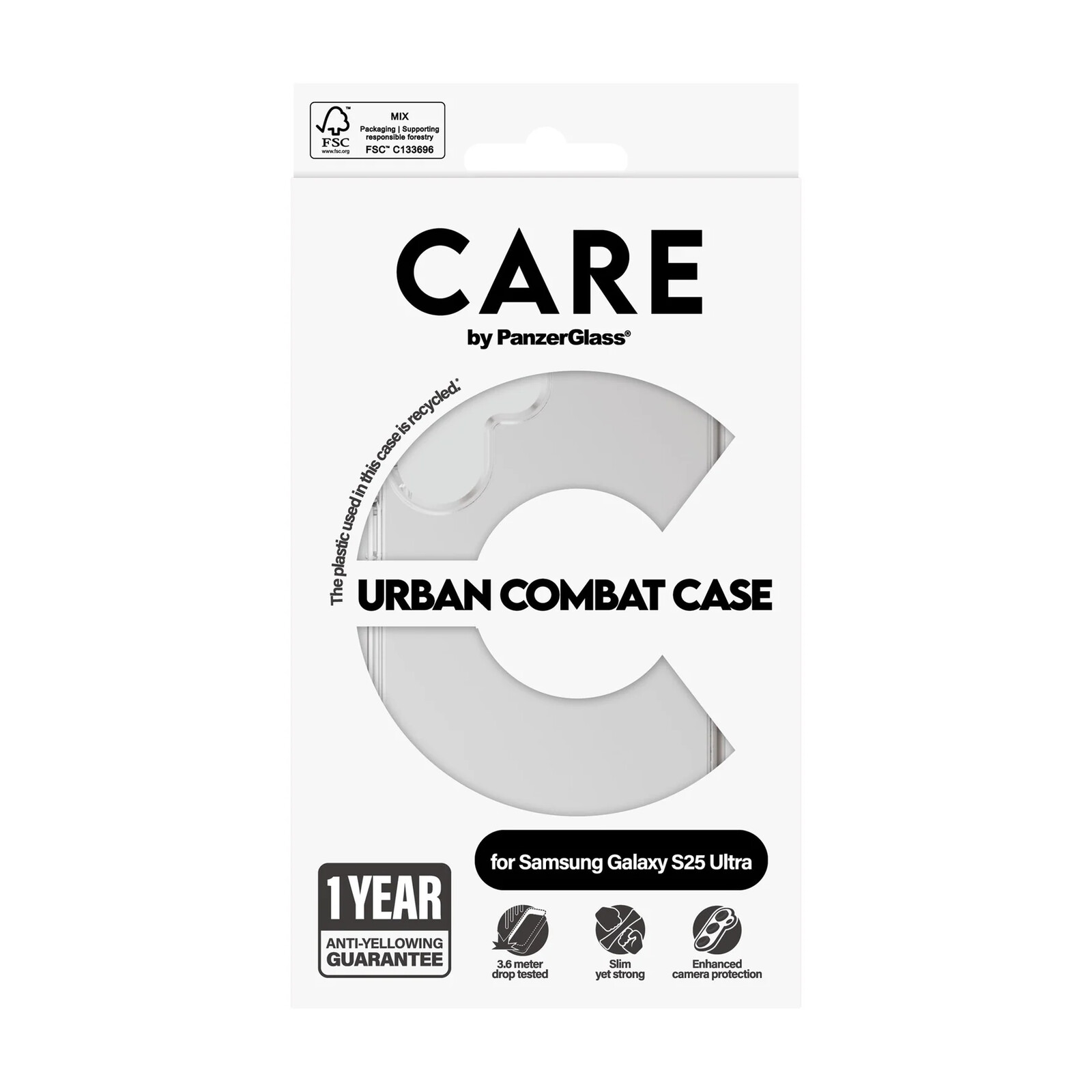 CARE PanzerGlass Flagship Case Transparent Clear S25 Ultra