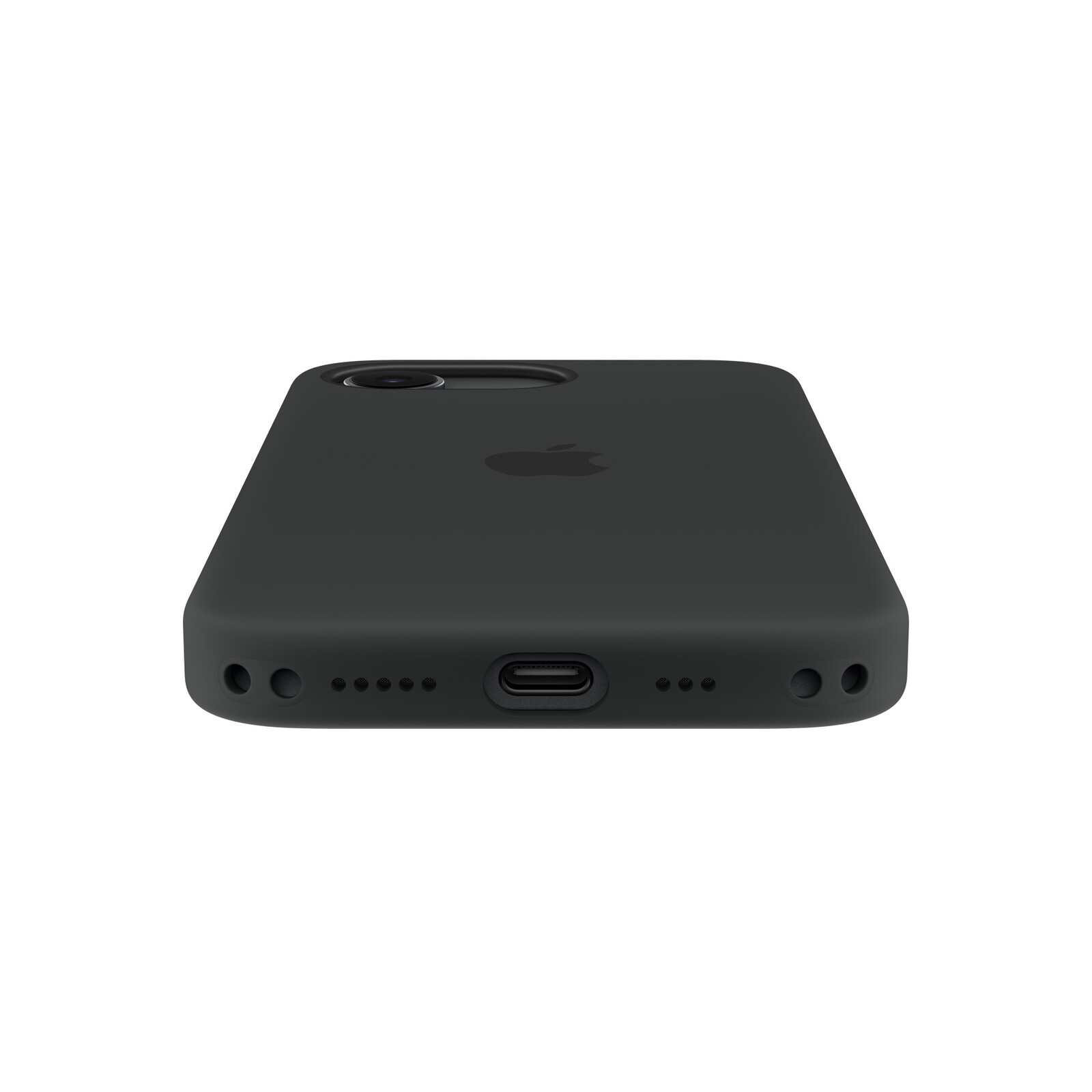 Apple iPhone 17e Silikon Case mit Magsafe schwarz