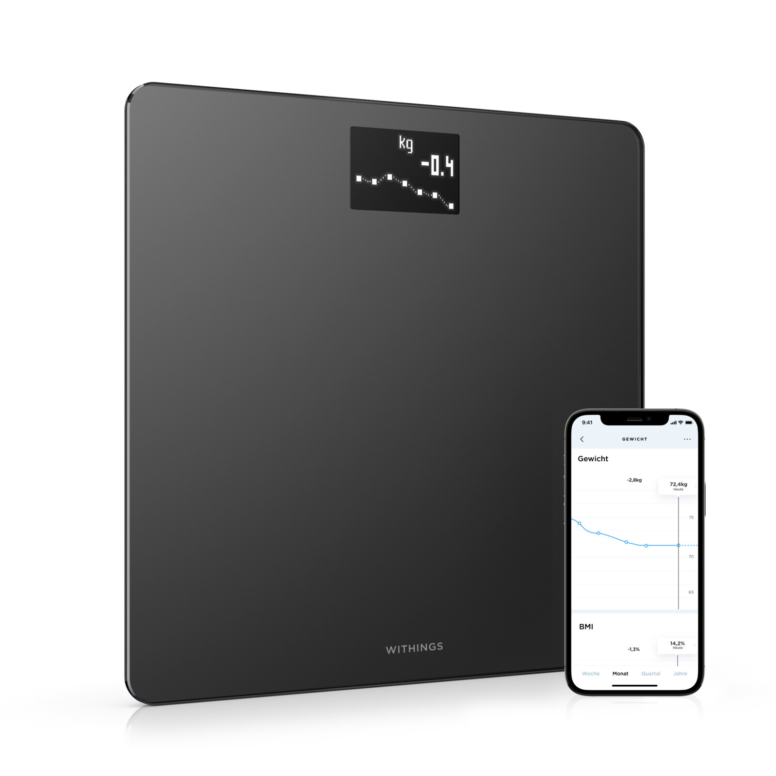 Withings Body K&ouml;rperwaage schwarz