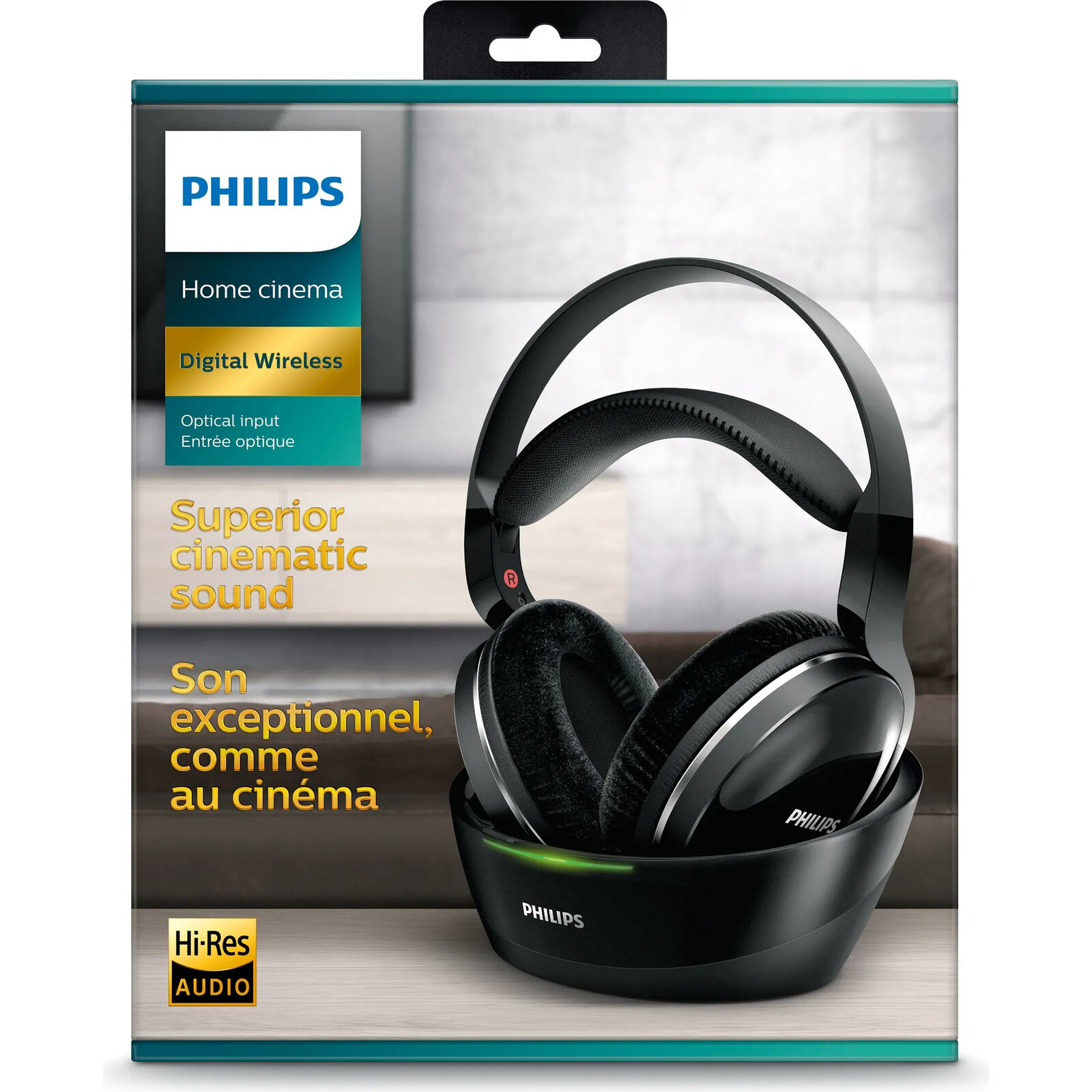 Philips SHD8850/12 kabellose TV-Kopfh&ouml;rer schwarz