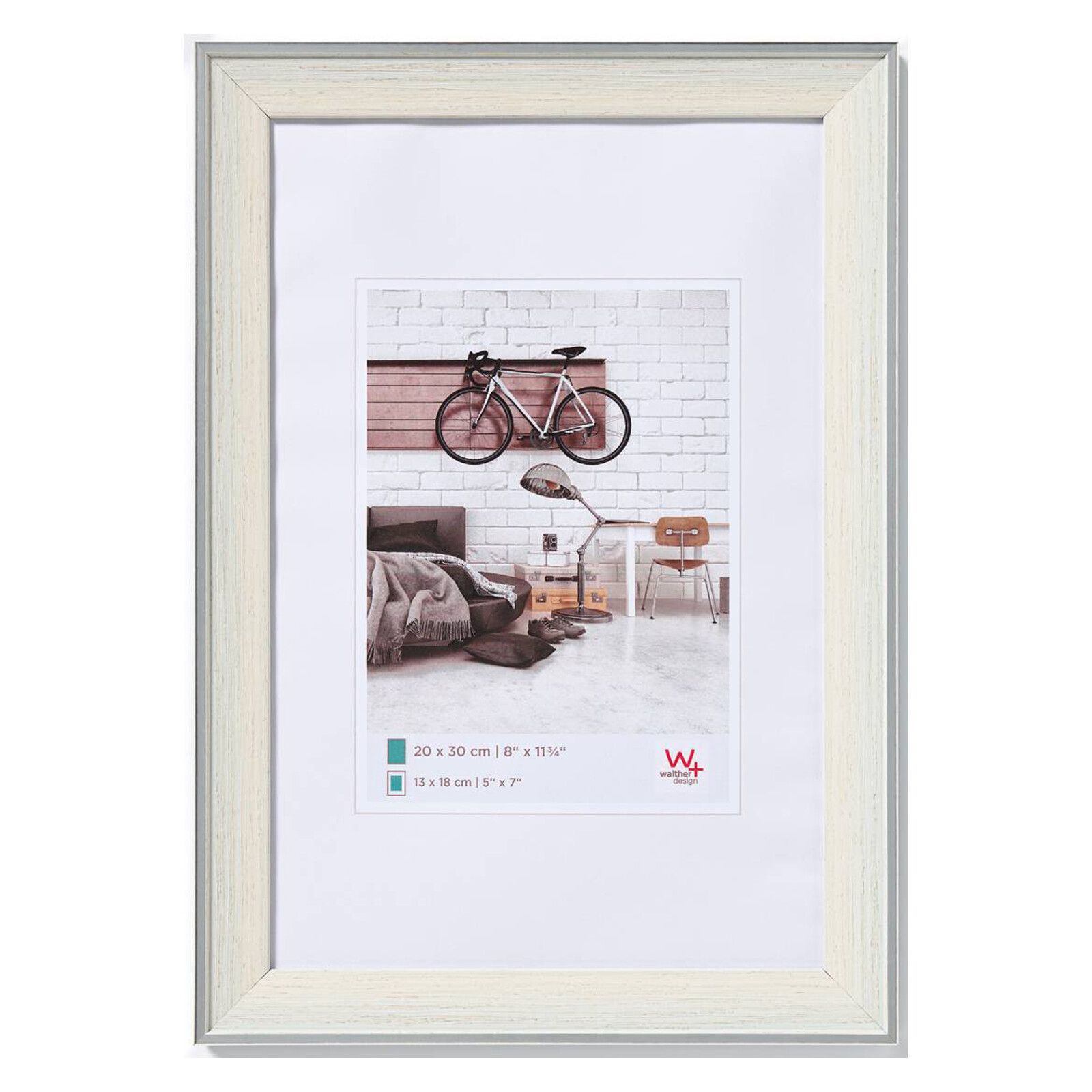 Bilderrahmen Bohemian 15x20cm Kunststoff creme