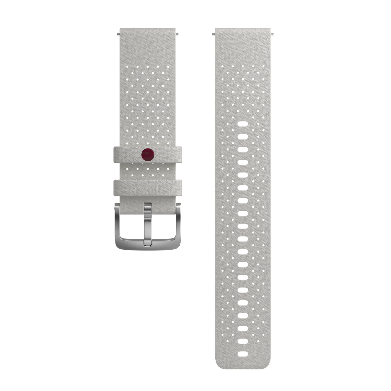 Polar Armband 22mm Silikon S-L grey/orange
