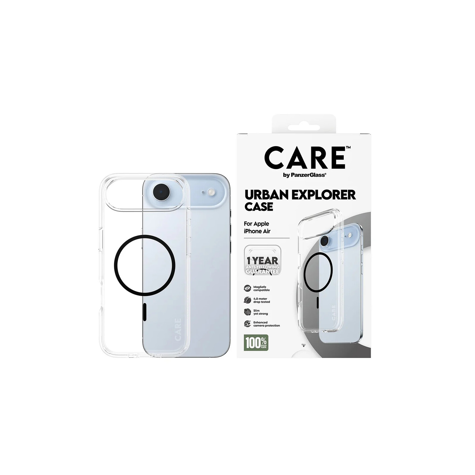 PanzerGlass CARE Flagship Case Clear Apple iPhone 17 Air