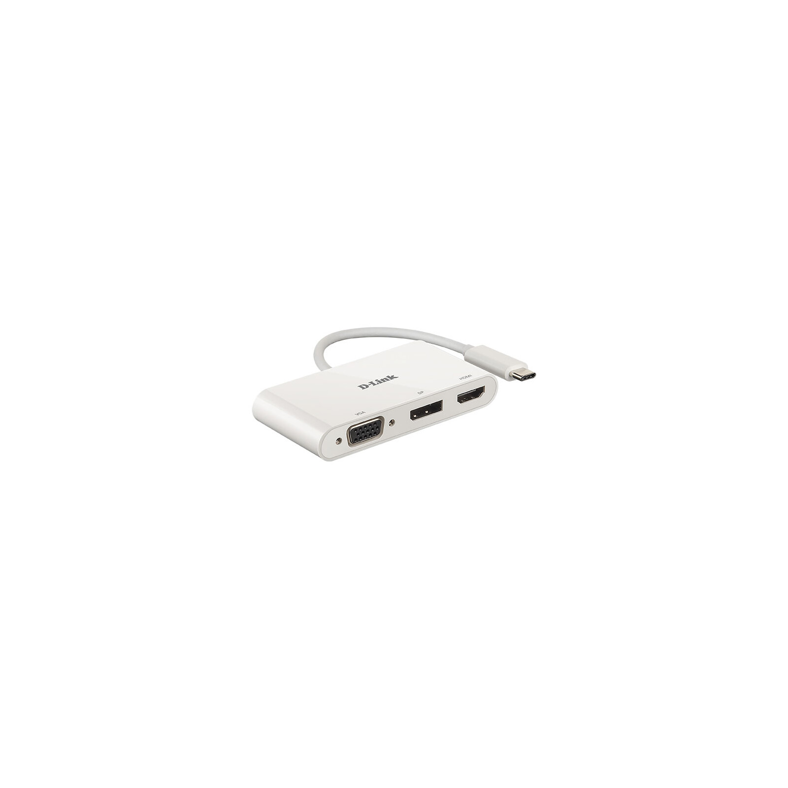 D-Link 3-in-1 USB-C to HDMI/VGA/DisplayPort Adapter