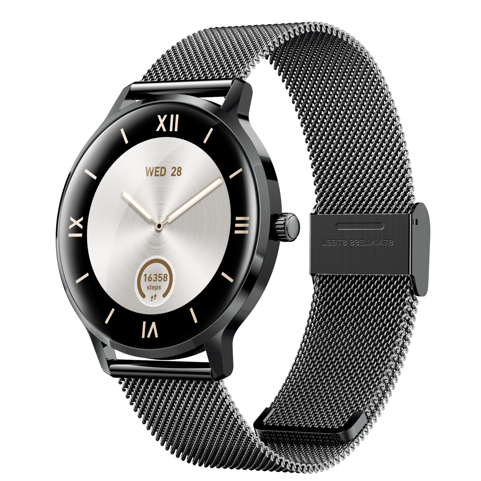 Felixx Smartwatch F616, Amoled 1.65, SUN, black