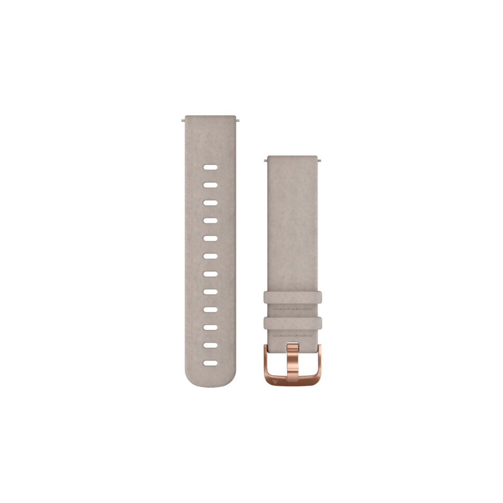 Garmin Uhrenarmband Vivomove 20mm Leder grau