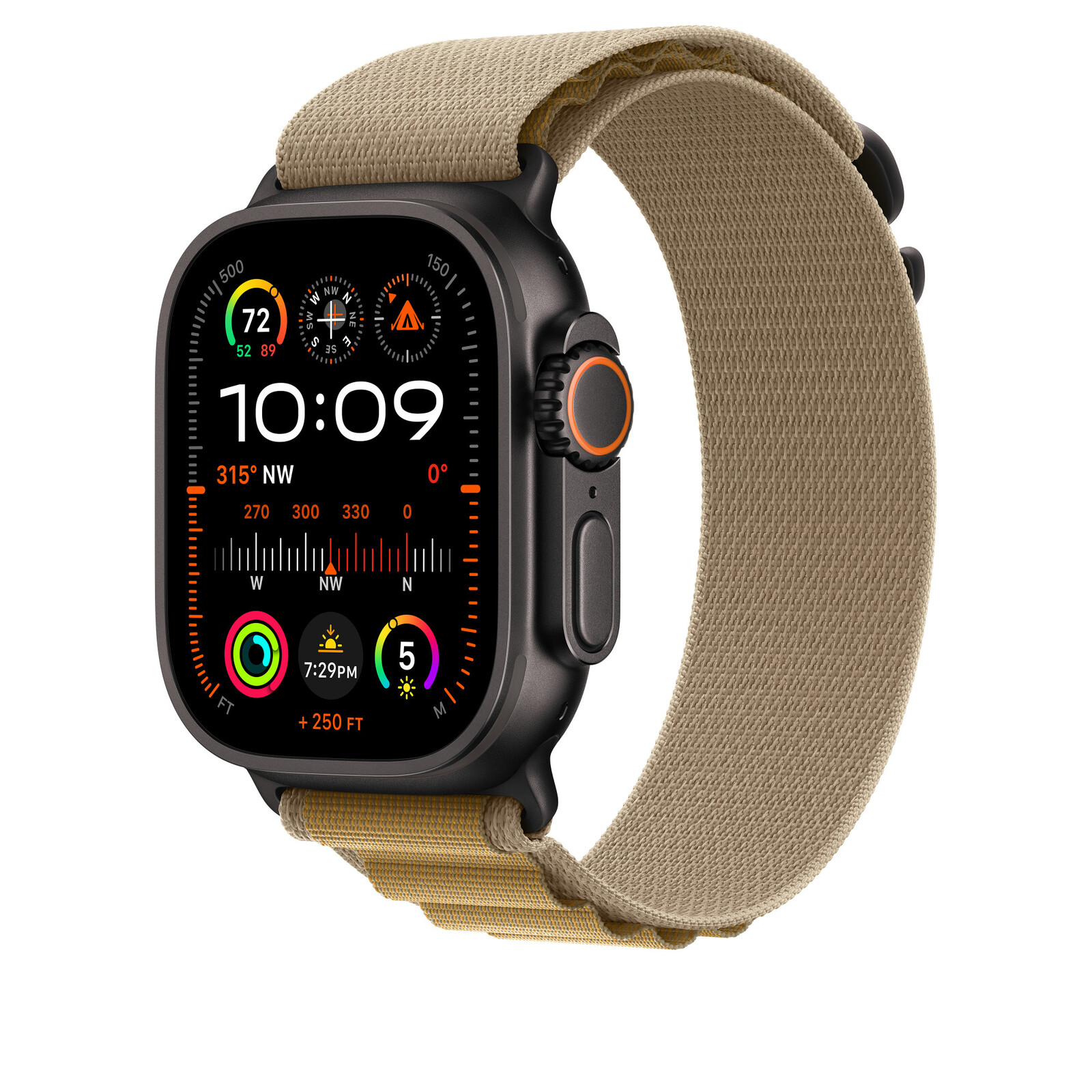 Apple Watch 49mm Alpin Loop S mandel
