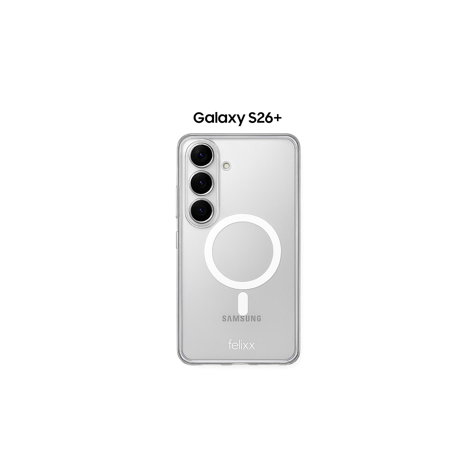 Felixx Hybrid Mag. Case Samsung Galaxy S26+ Clear
