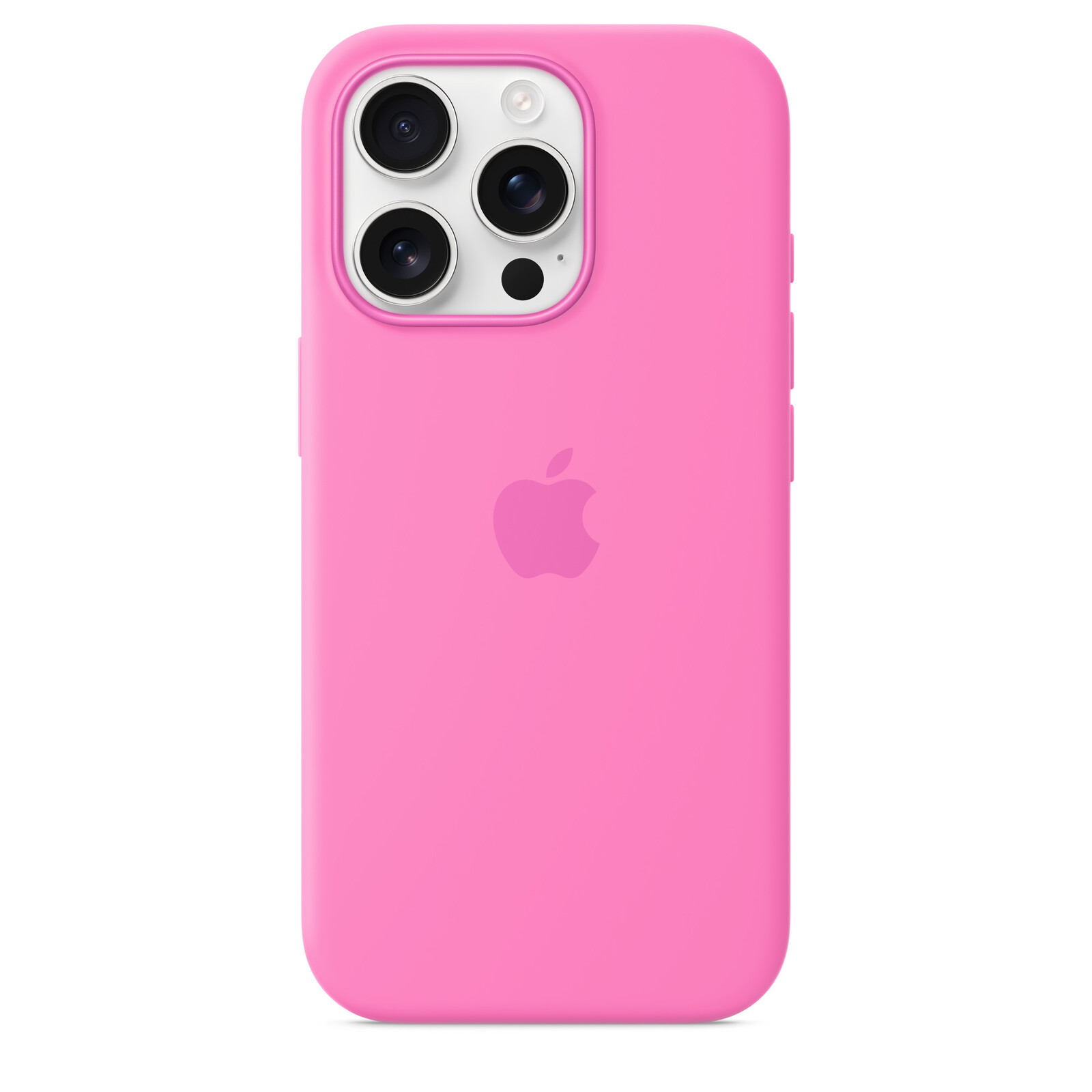 Apple iPhone 16 Pro Silikon Case mit MagSafe pfingstrose