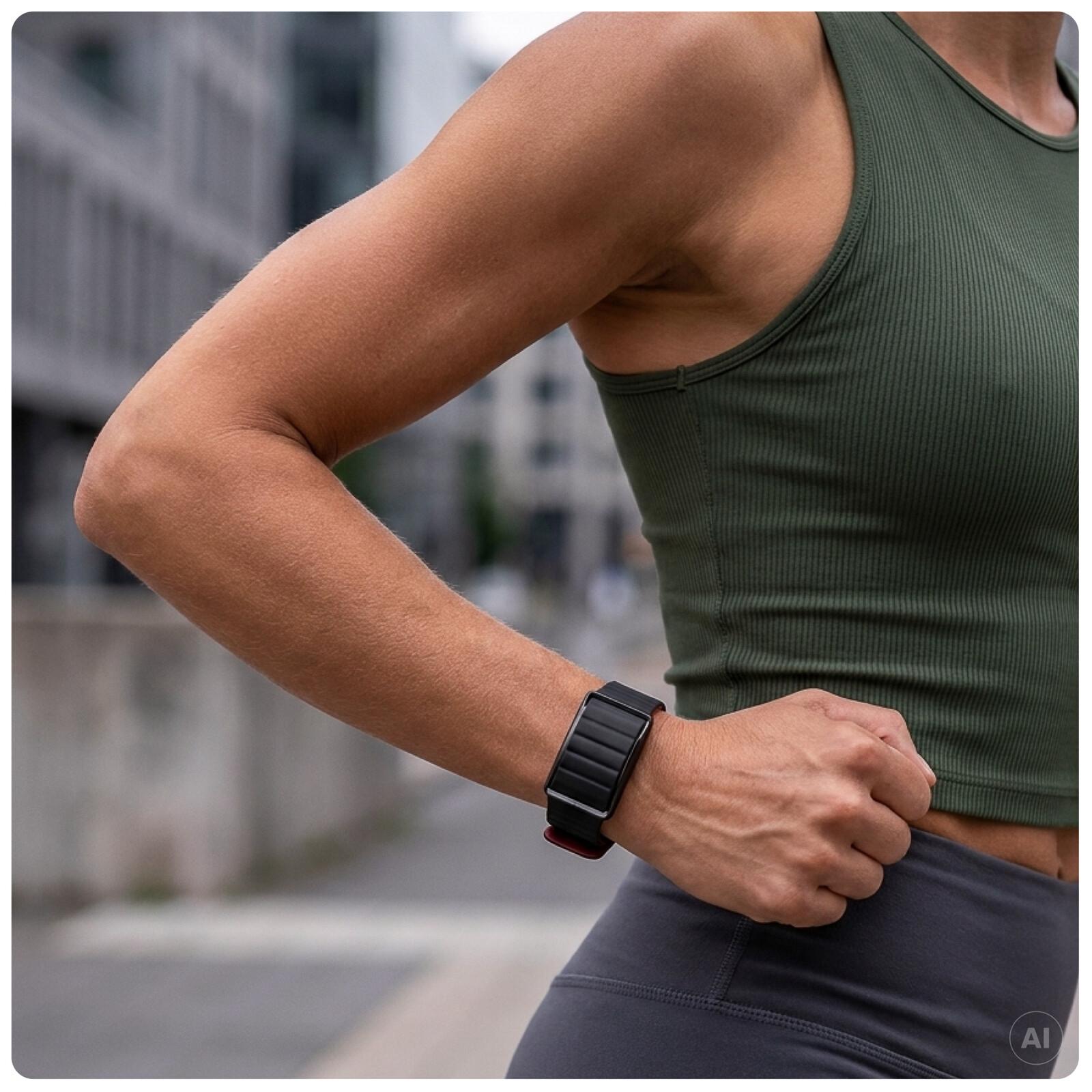 Polar Loop Gen2 Silikon Black/Red S-M