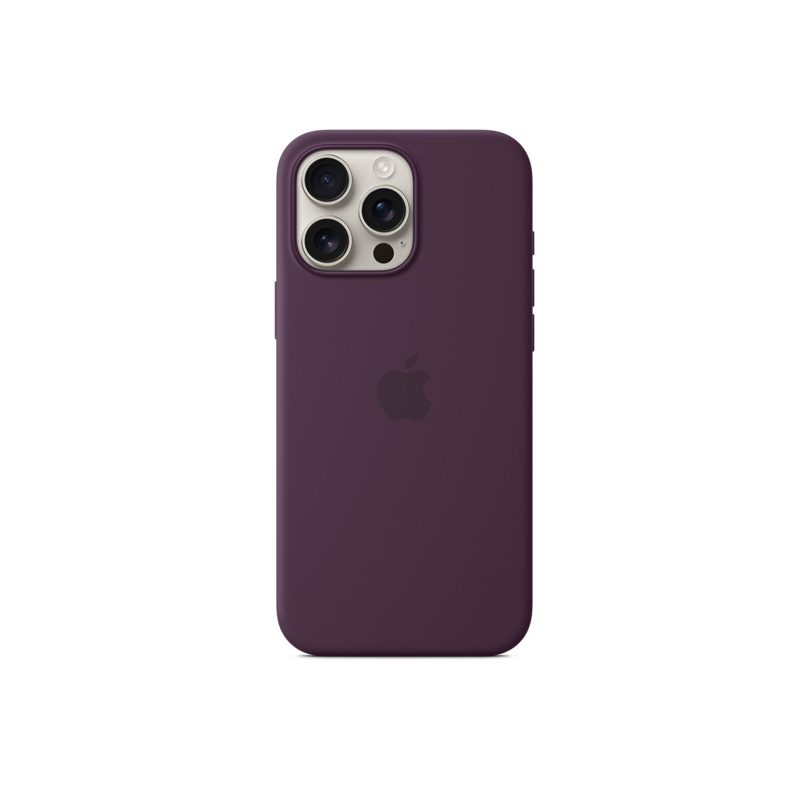 Apple iPhone 16 Pro Max Silikon Case mit Magsafe plum 