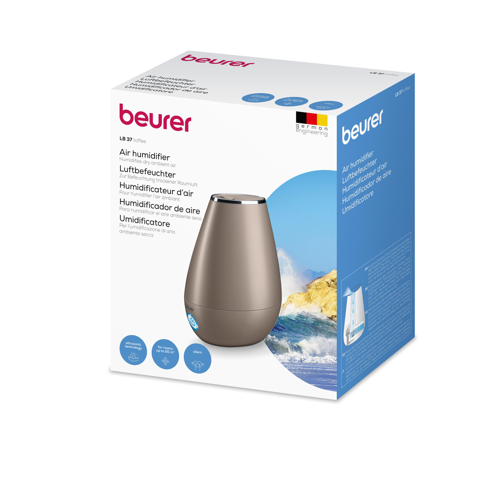 Beurer Luftbefeuchter LB 37 toffee
