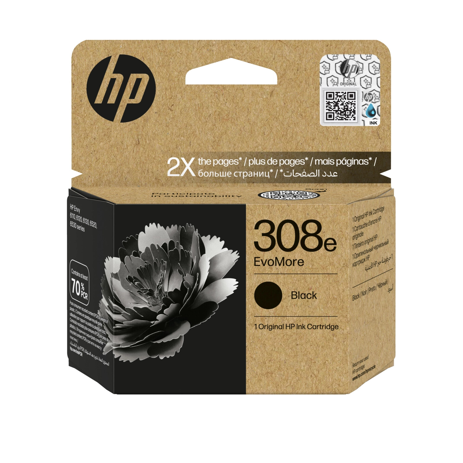 HP 308XL Tinte black