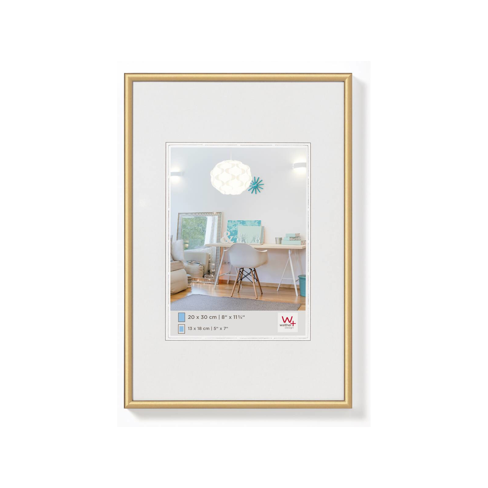 Bilderrahmen New Lifestyle 30x40cm Kunststoff gold