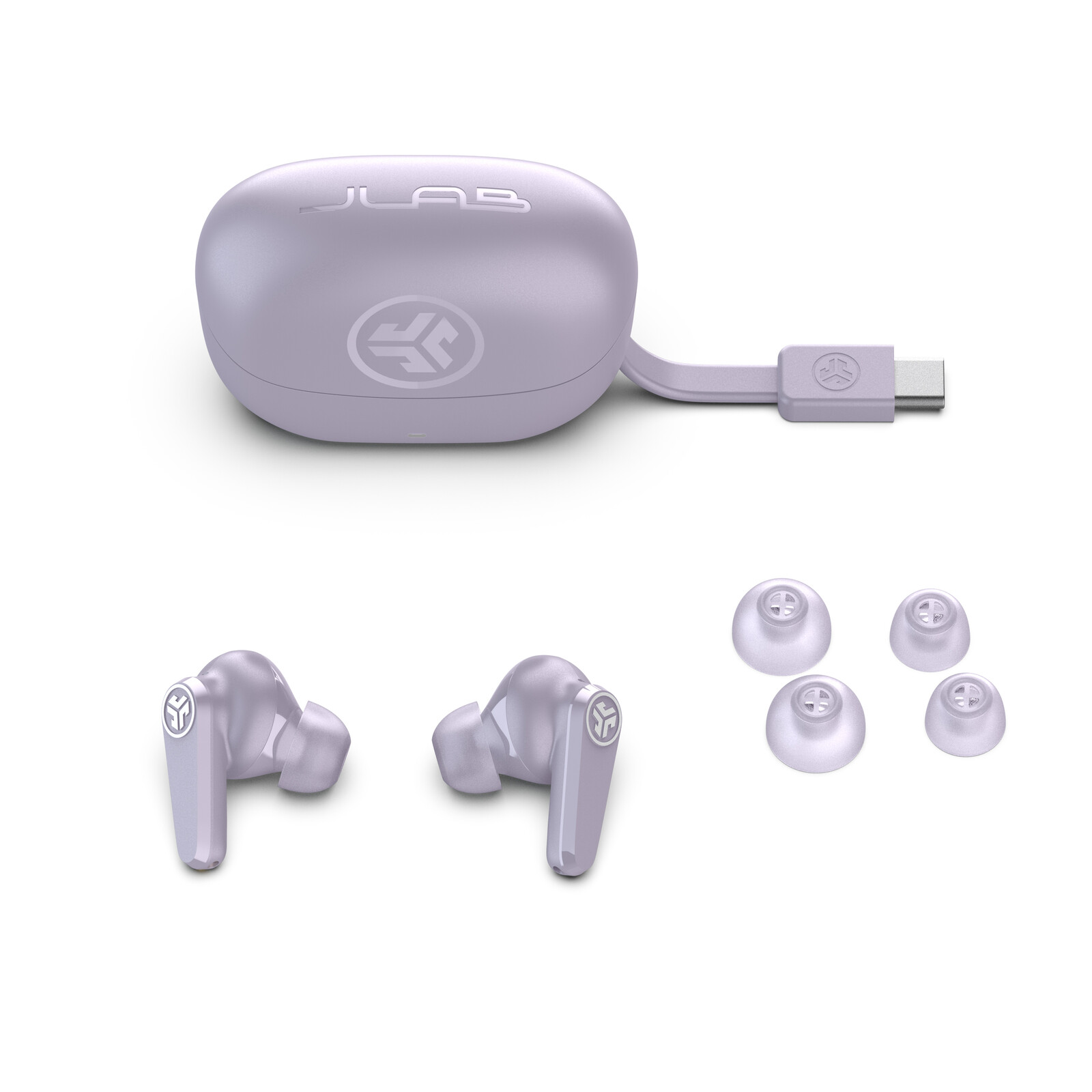 JLAB Go Pods ANC TWS Headphones lilac
