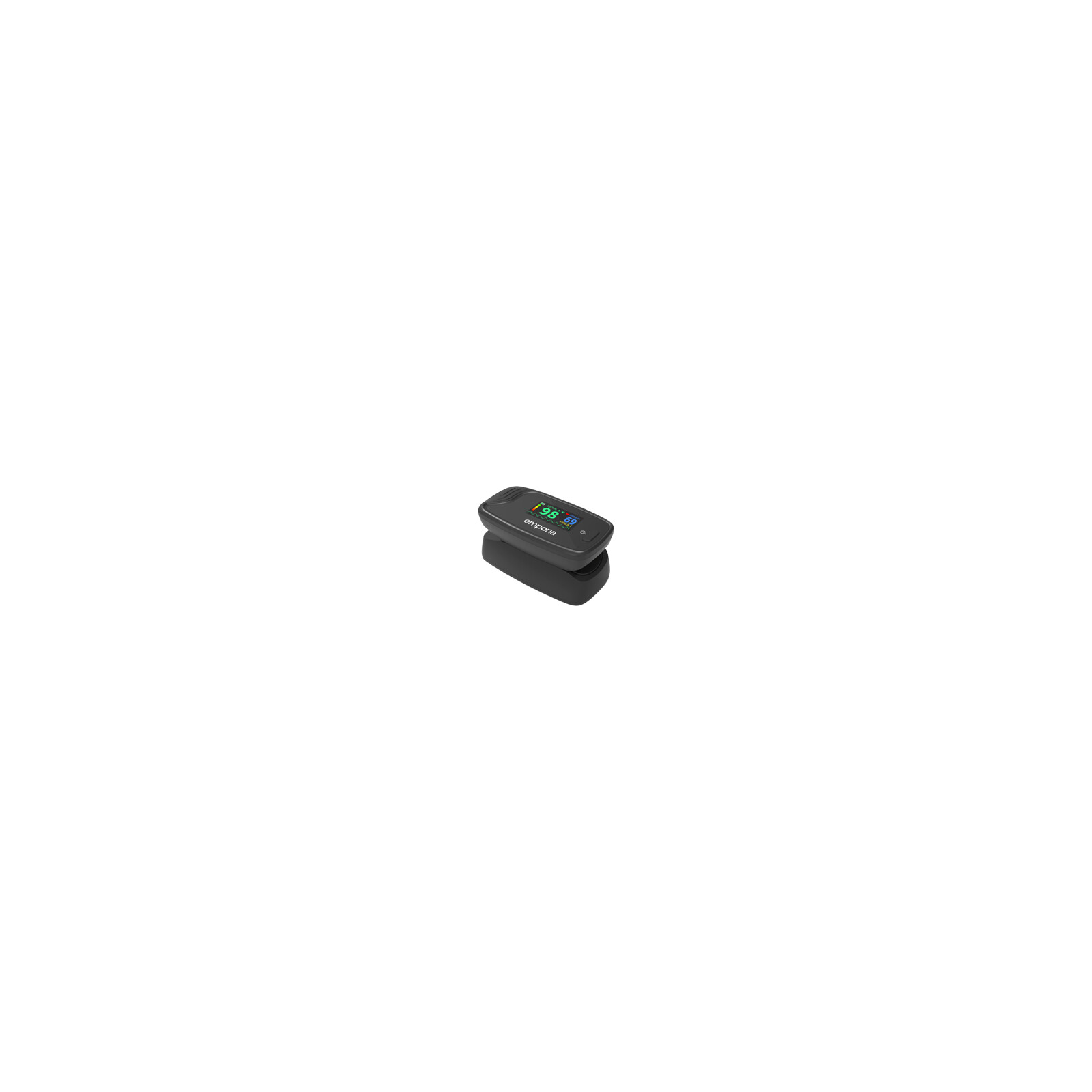 Emporia Fingerclip-Pulsoximeter mit OLED-Farbdisplay EMP 2