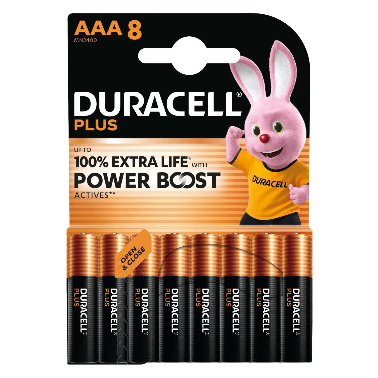 Duracell Plus BOOST Micro AAA 8er Blister