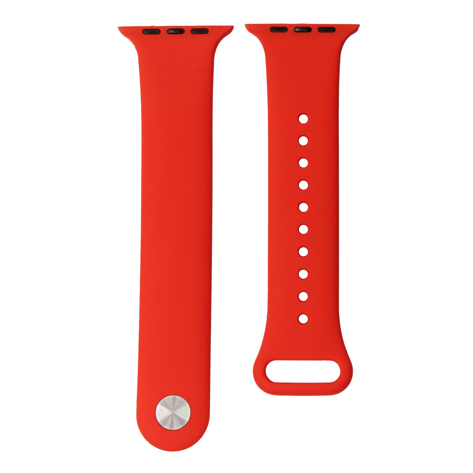 Mika Uhrenarmband Apple 42/44mm Silikon rot