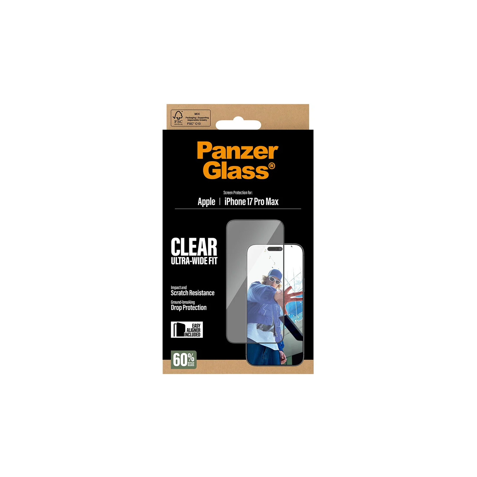 
PanzerGlass Screen Protector Apple iPhone 17 Pro Max