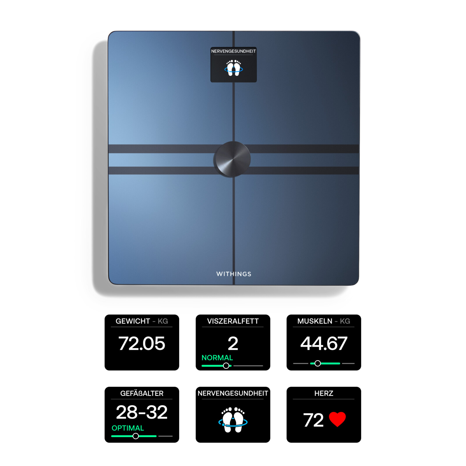 Withings Body Comp K&ouml;rperwaage schwarz
