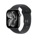 Apple Watch S11 GPS 46mm Jet Black Alu Case + Black Sport S/M
