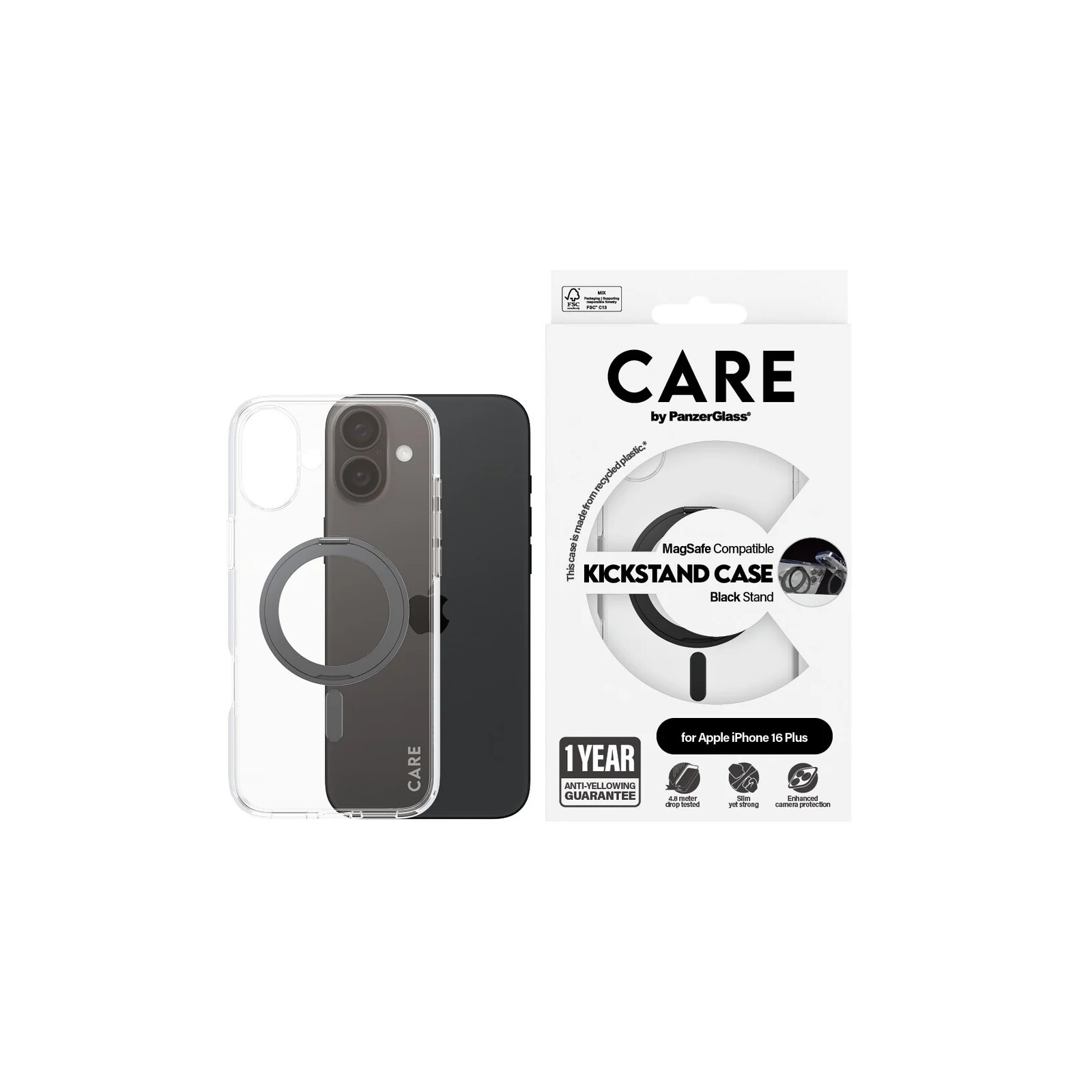 Care Back Cover Kickstand Magsafe Apple iPhone 16 Plus