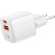 Felixx Lader 35W Mini GaN PD, USB-C+USB-A White