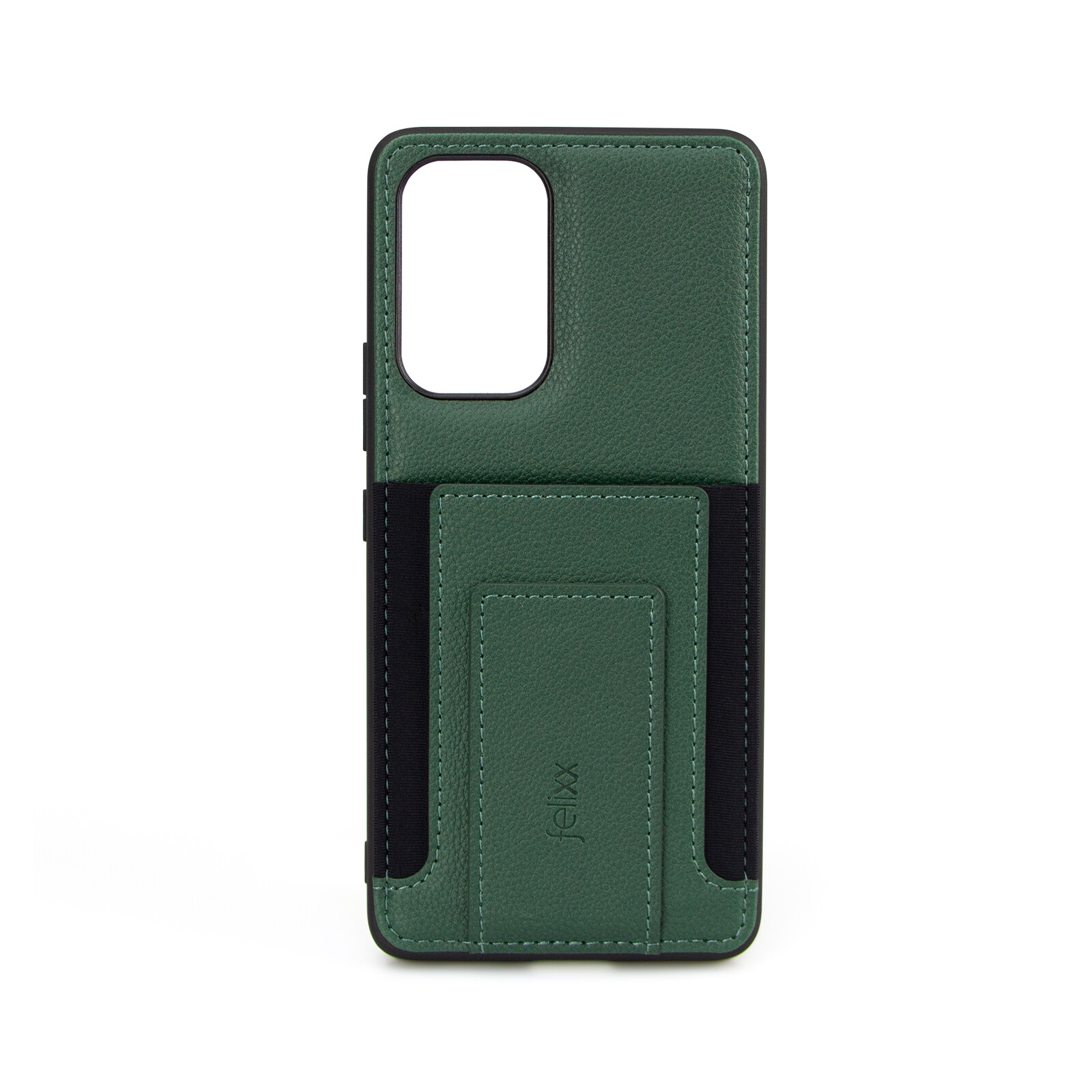 Felixx Back Card+Stand Samsung Galaxy A53 5G dunkelgr&uuml;n