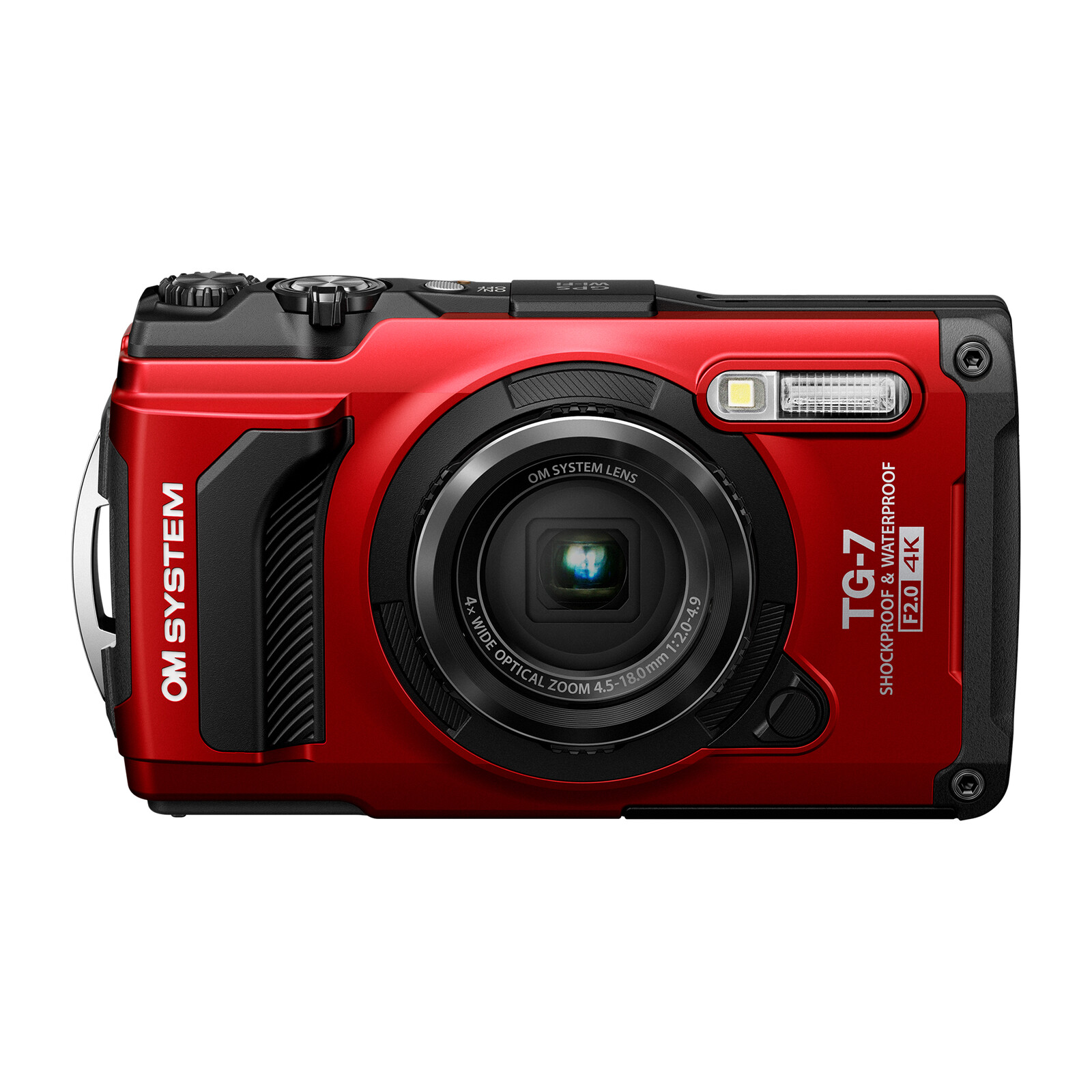 OM System TG-7 rot Outdoor-/Unterwasserkamera