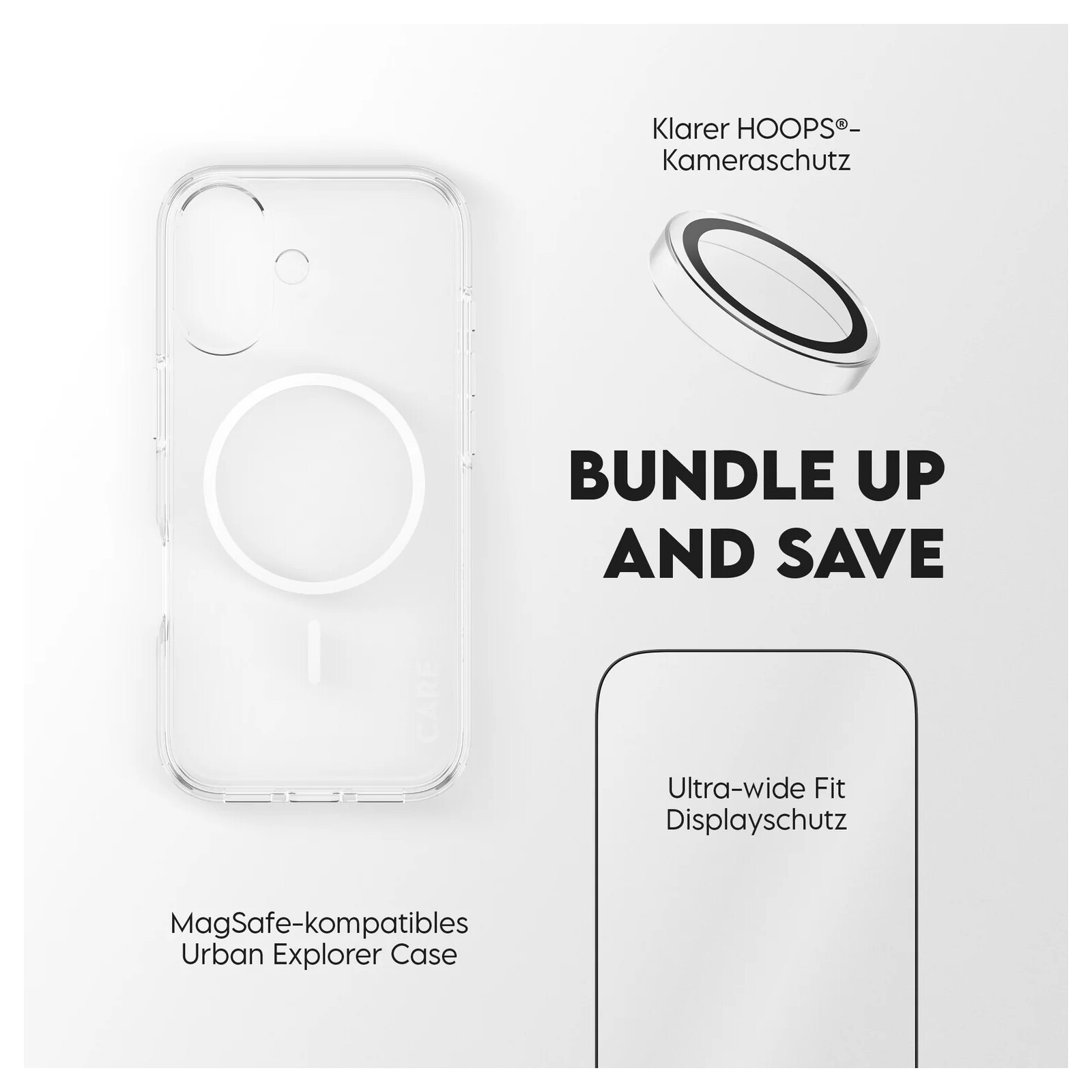 PanzerGlass CARE 3-in-1 Flagship Explorer iPhone 17