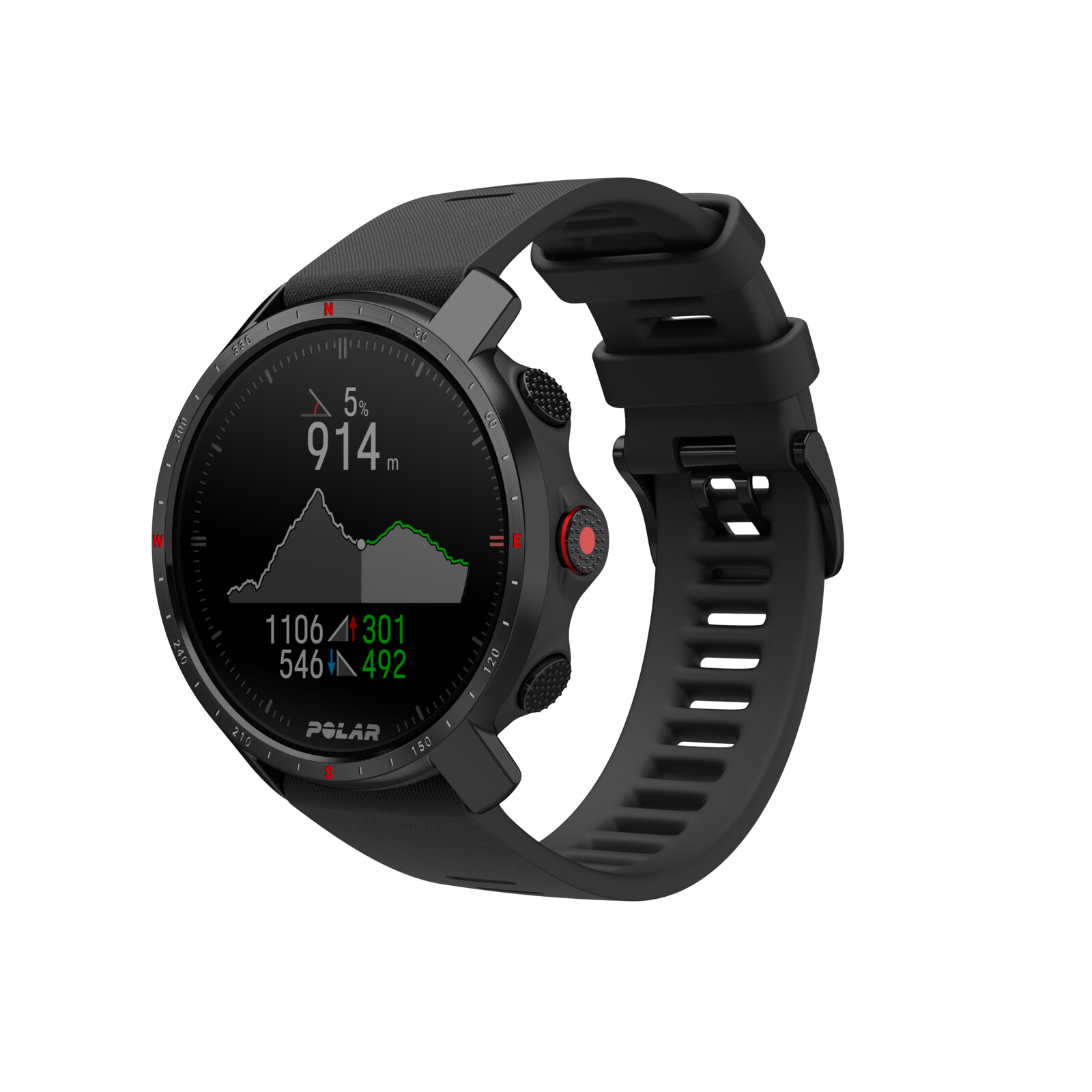 Polar Grit X Pro M/L schwarz