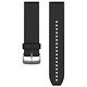 Garmin QuickFit 22 Band Silikon schwarz/silber