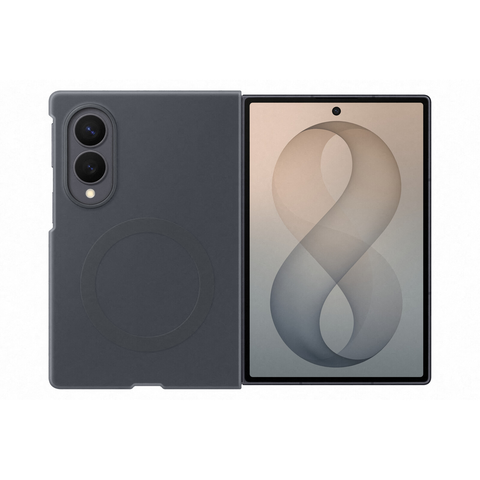Samsung Silicone Magnet Case f&uuml;r Samsung Galaxy Z Fold 8 graphite