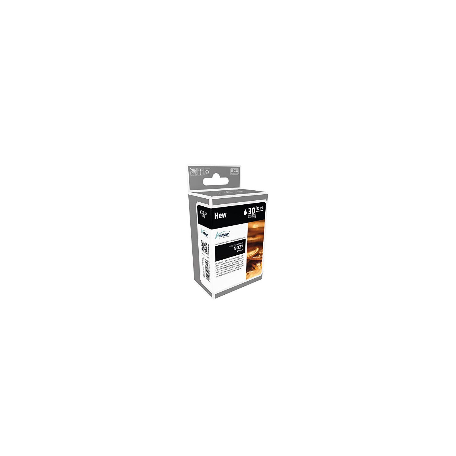 Astar AST AS15197 HP Nr. 27 black 