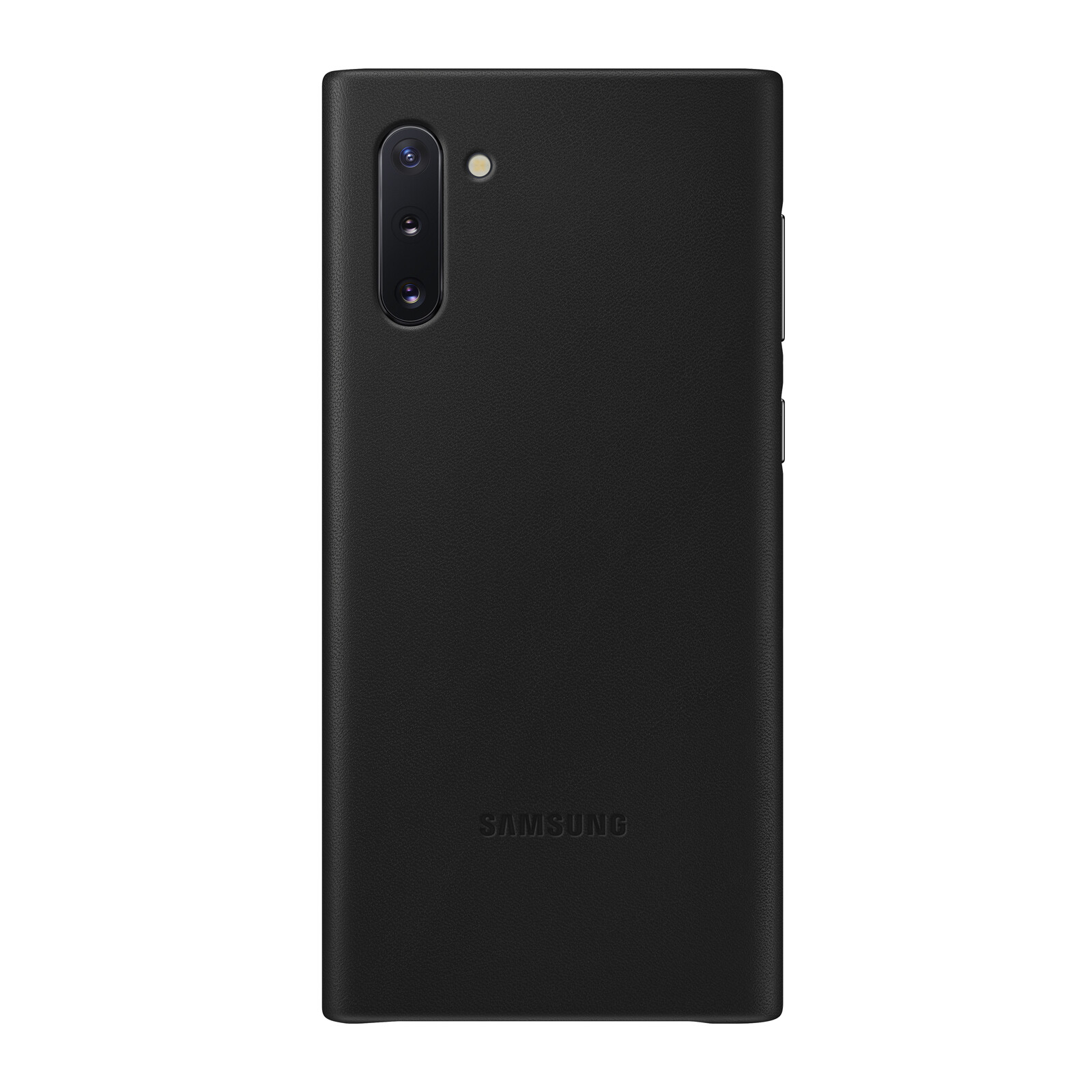 Samsung Back Cover Leder Galaxy Note10 schwarz