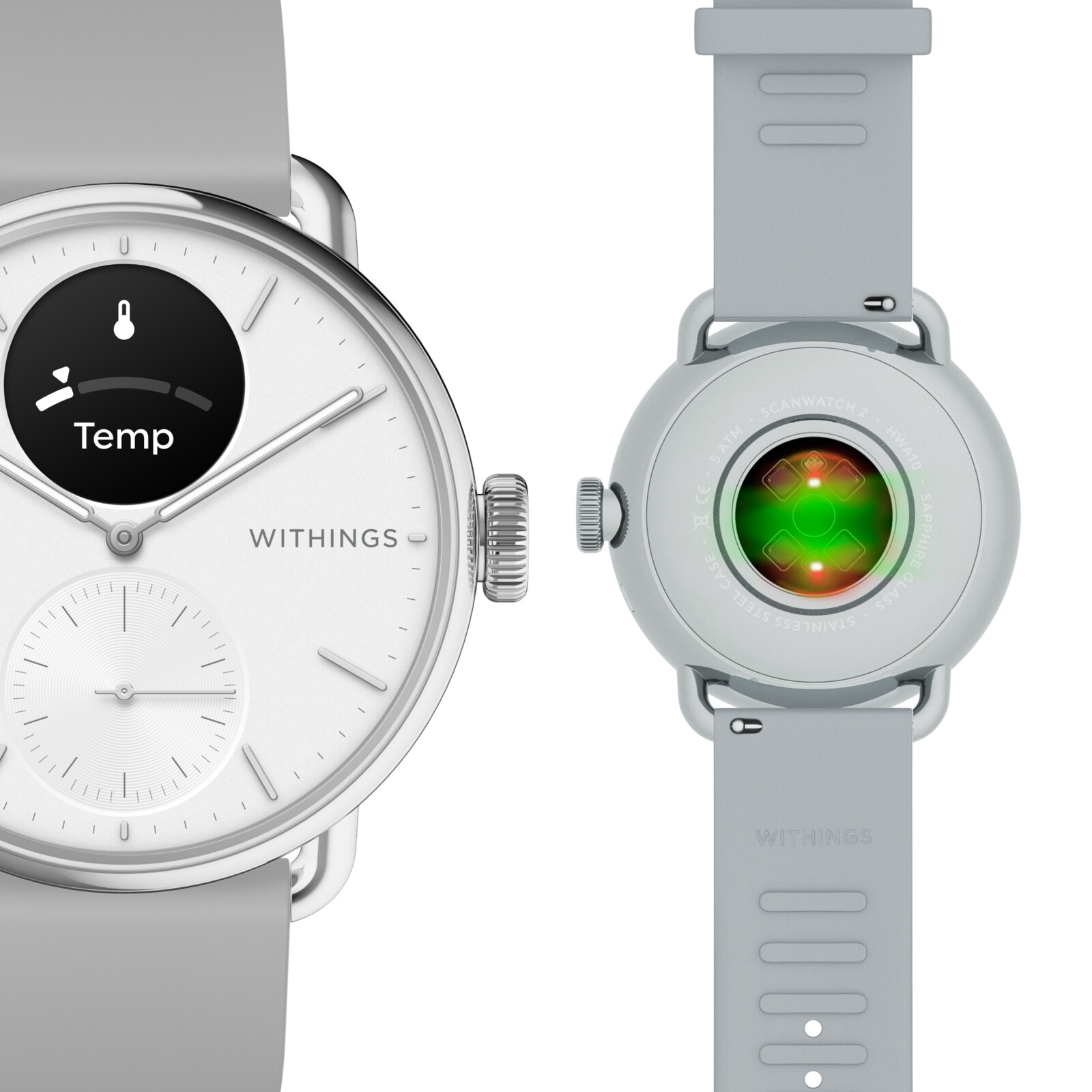 Withings Scanwatch 2 38mm wei&szlig;