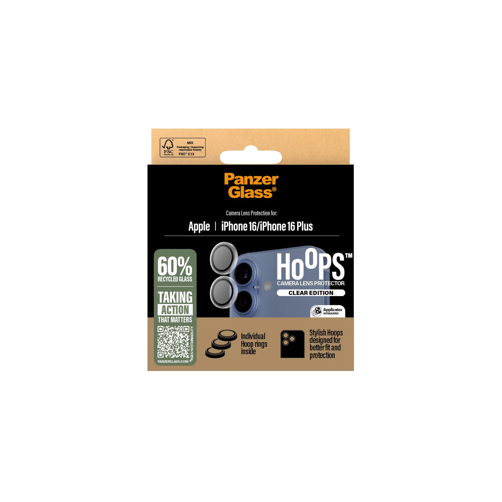 Panzerglass Camera Protection Apple iPhone 16/16 Plus