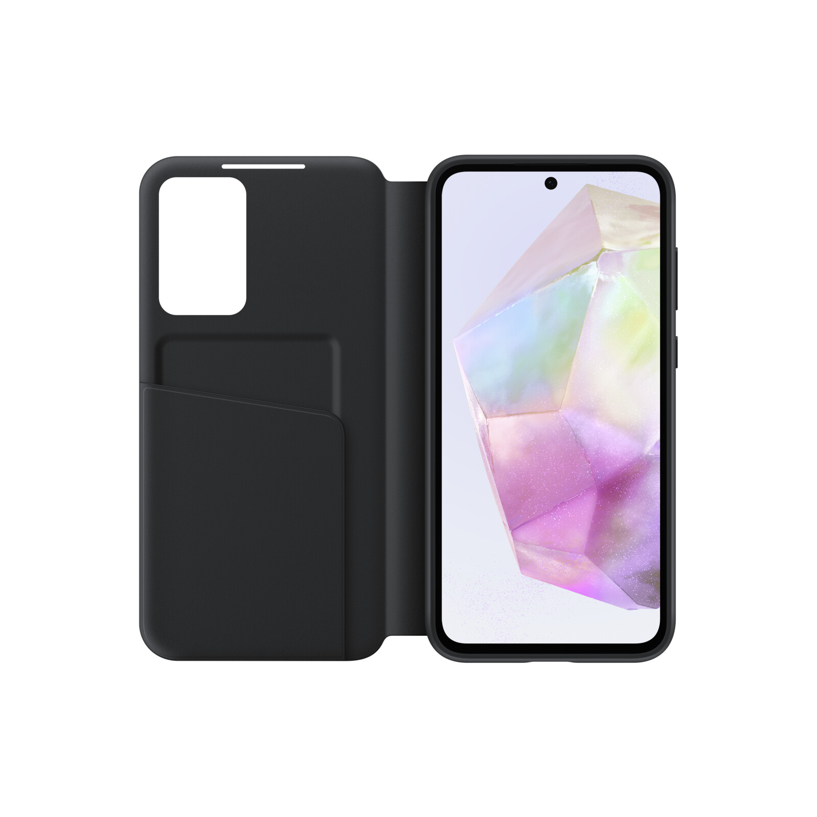 Samsung Galaxy A35 Smart View Wallet Case Black