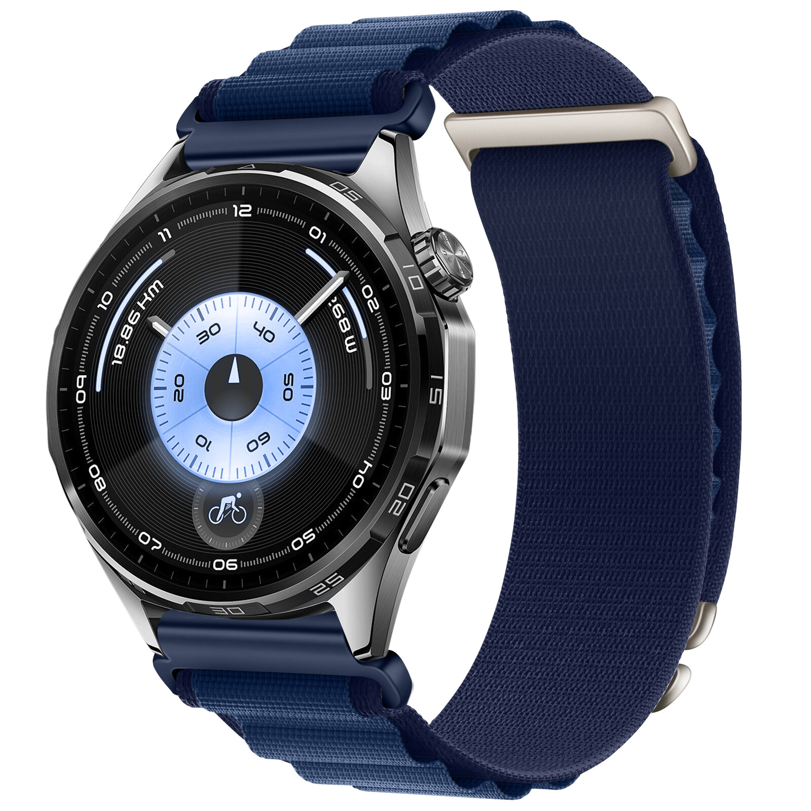 Felixx Smartwatcharmband Nylon Dark Navy Blue-Universal 22mm
