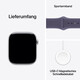 Apple Watch S11 LTE 46mm Silver Alu Case + Purple Fog Sport S/M