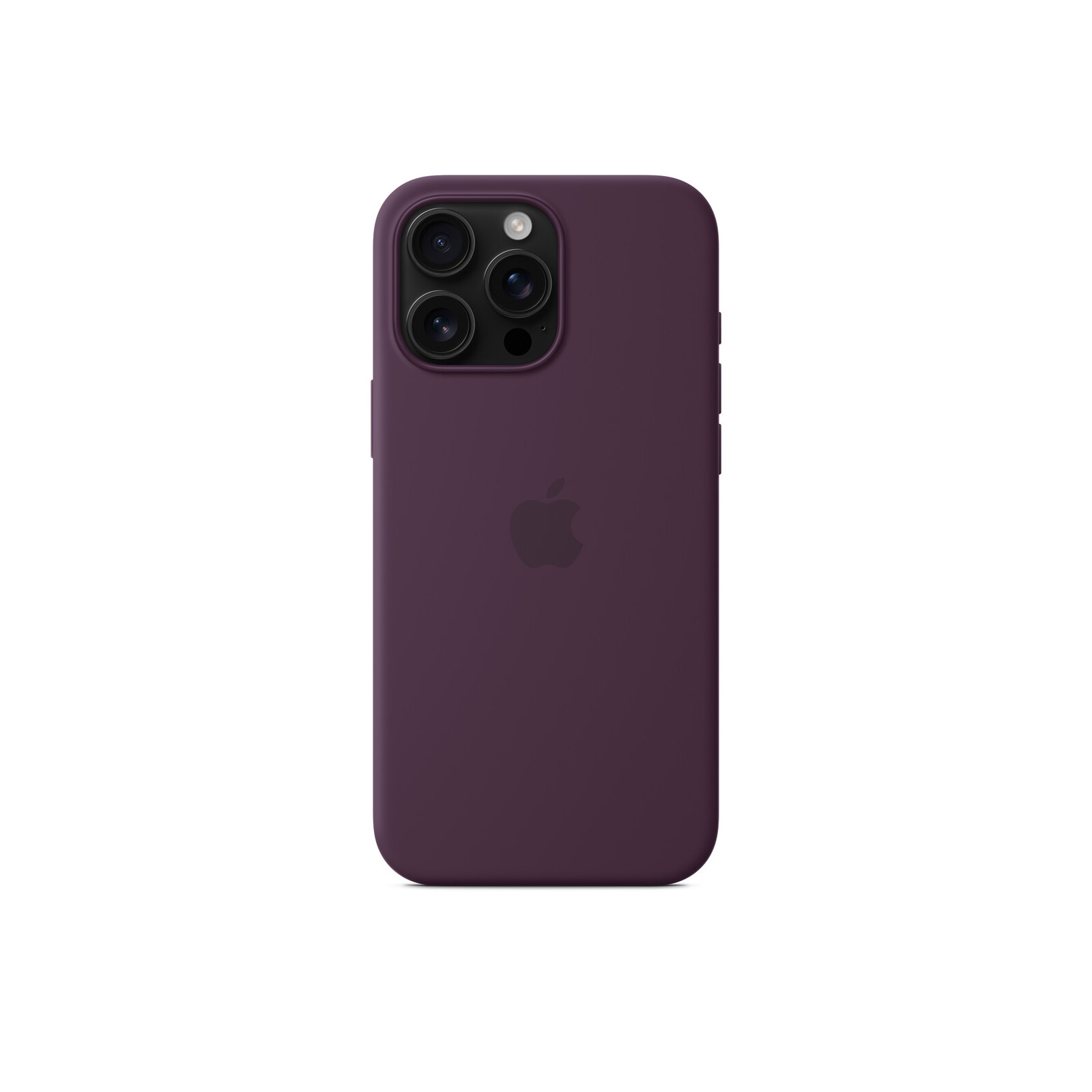 Apple iPhone 16 Pro Max Silikon Case mit Magsafe plum 