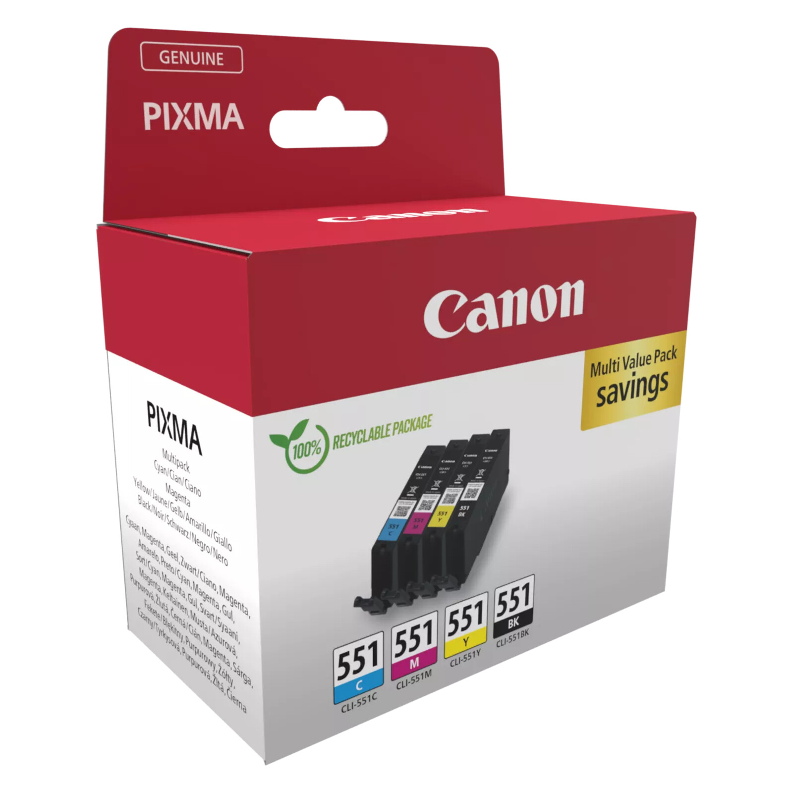 Canon CLI551 Tinte Multipack