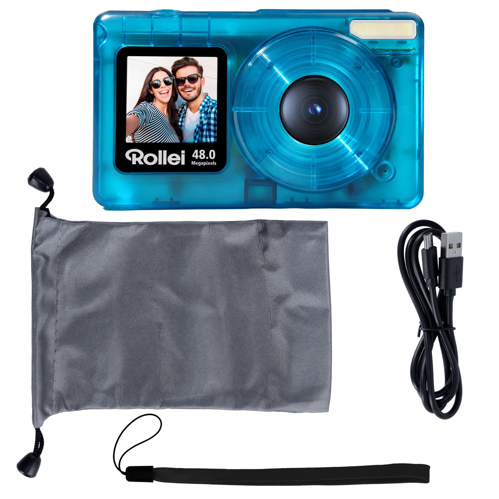 Rollei Compactline Pocket Transparent blue
