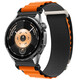 Felixx Smartwatcharmband Nylon Black Orange-Universal 22mm
