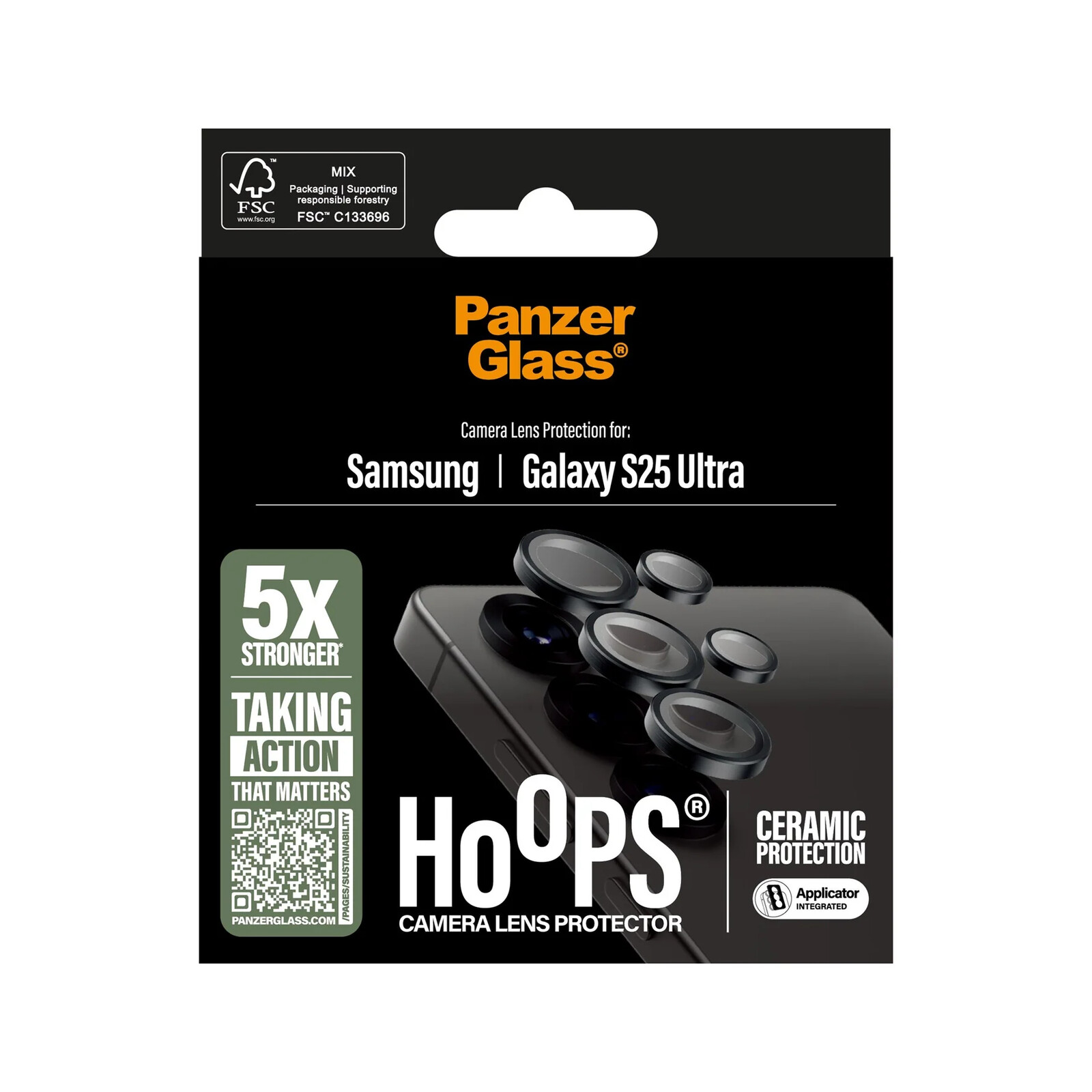 PanzerGlass Hoops Ceramic Lens Protector Galaxy S25 Ultra