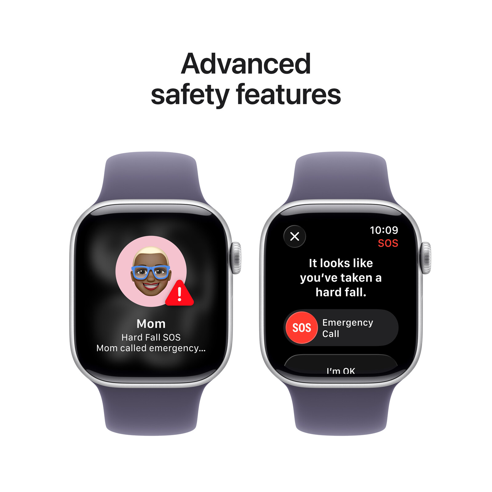 Apple Watch S11 GPS 42mm Silver Alu Case + Purple Fog Sport M/L

