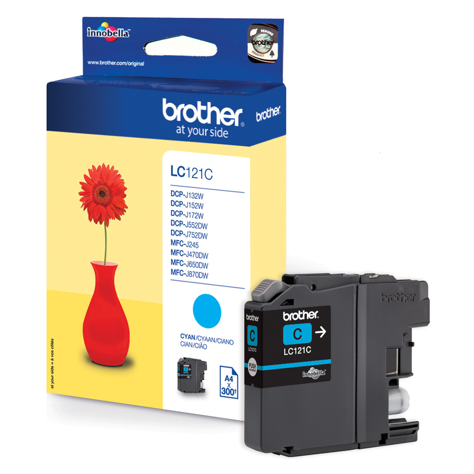 Brother LC-121BC Tinte cyan